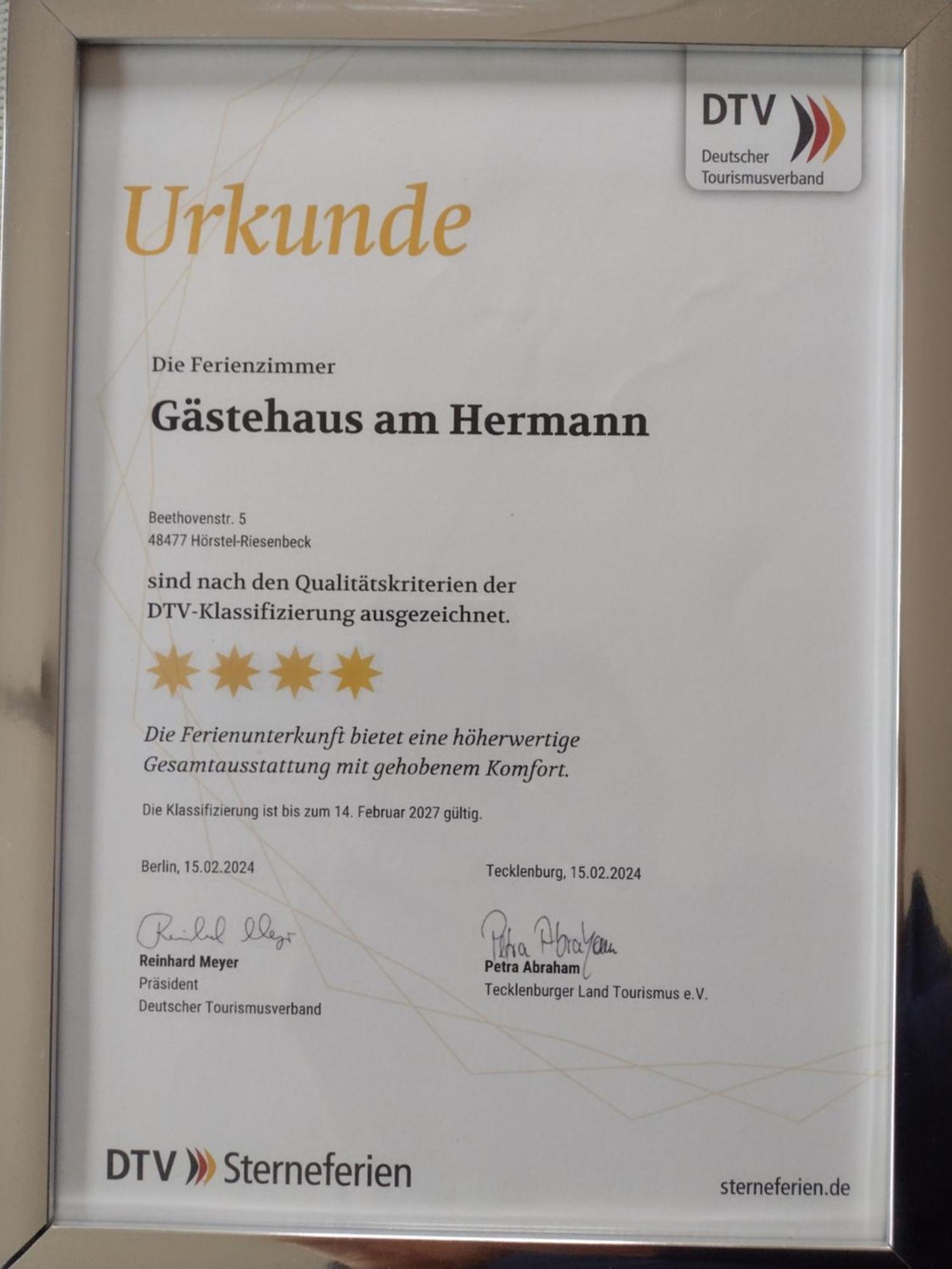 Gaestehaus Am Hermann Hörstel المظهر الخارجي الصورة
