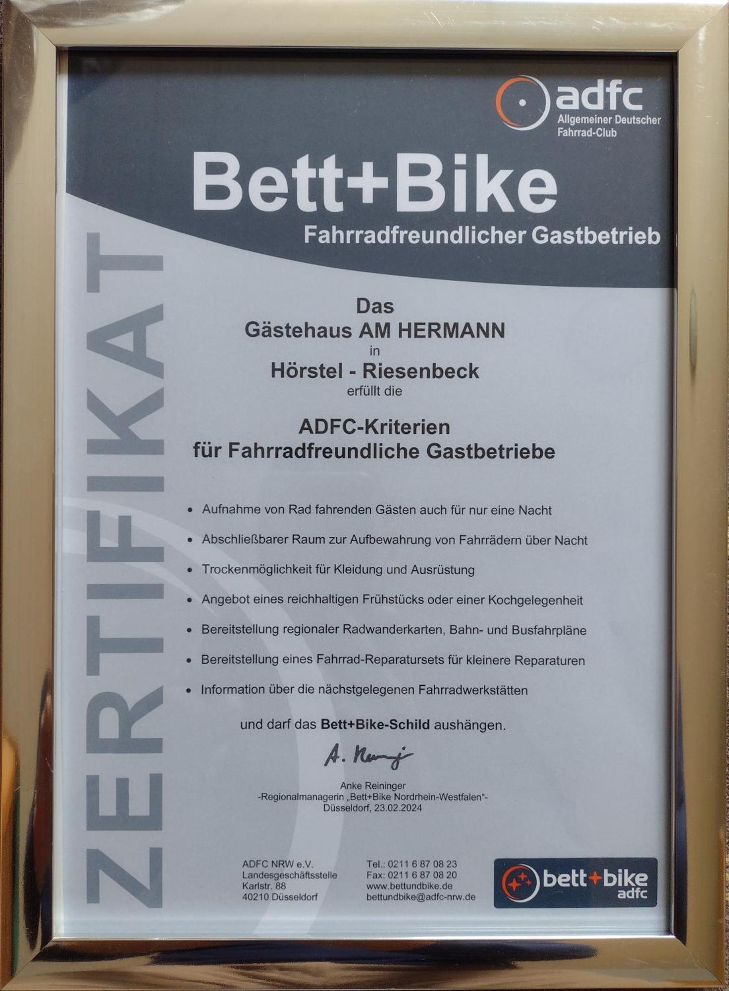 Gaestehaus Am Hermann Hörstel المظهر الخارجي الصورة